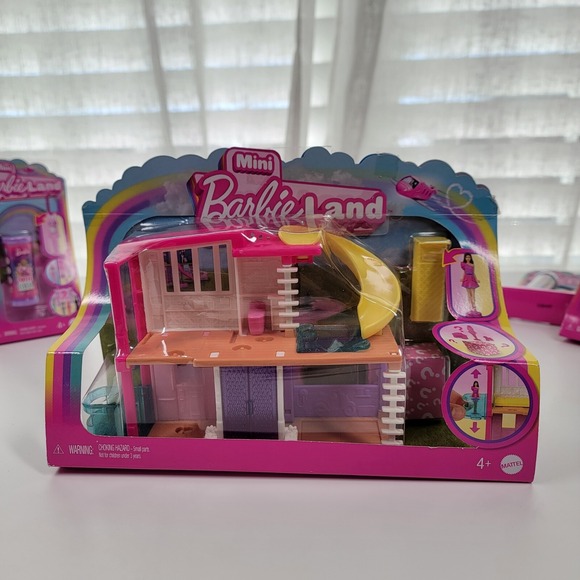 5 Mini Barbie Land Lot Car Camper Play House Cutie Color Reveal Surprise Dolls - Picture 2 of 14